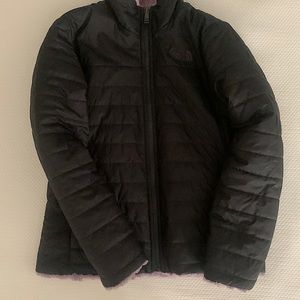 The North Face - black puffer coat
